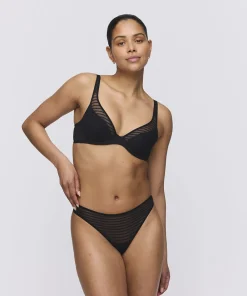 Marie Jo Bh'er<ZWA BLACK - Basyl Half Padded Plunge Bra
