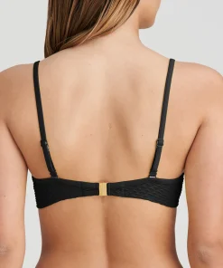 Marie Jo Bikinier<ZWA BLACK - Birgitte Bikini Top Heart Shape Padded