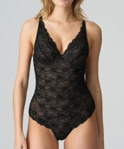 Marie Jo Bodystocking<ZWA BLACK - Cyrile Padded Plunge Body