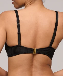 Marie Jo Bikinier<ZWA BLACK - Emly Padded Bikini Top Heartshape