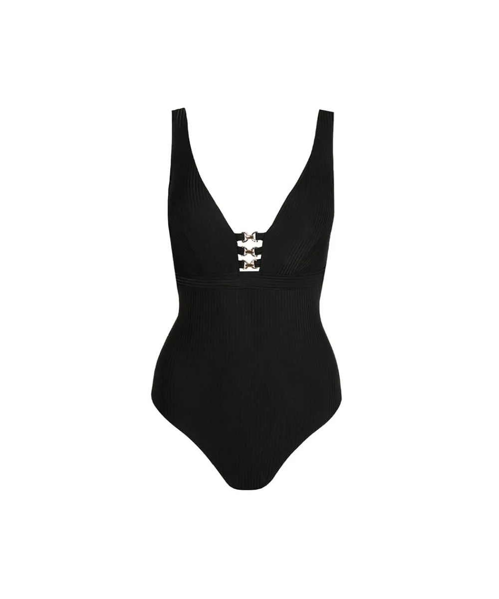 Marie Jo Badedragter<ZWA BLACK - Emly Plunge Swimsuit Wireless
