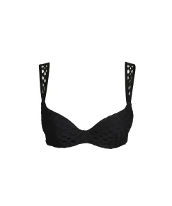 Sarda Bikinier<ZWA BLACK - Holt Padded Plunge Bikini Top
