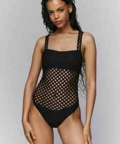 Sarda Badedragter<ZWA BLACK - Holt Swimsuit Boat Neck Padded