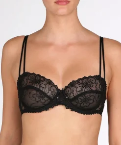 Marie Jo Bh'er<ZWA BLACK - Jane Balcony Bra Horizontal Seam