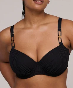 PrimaDonna Bikinier<ZWA BLACK - Kiruna Padded Balcony Bikini Top