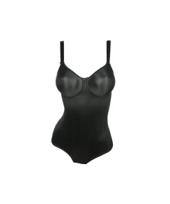 PrimaDonna Bodystocking<ZWA BLACK - Satin Bodydress