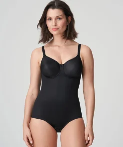 PrimaDonna Bodystocking<ZWA BLACK - Satin Bodydress