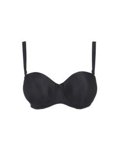 PrimaDonna Bh'er<ZWA BLACK - Satin Strapless Non Padded