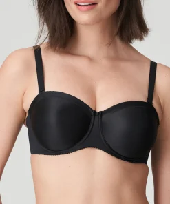 PrimaDonna Bh'er<ZWA BLACK - Satin Strapless Non Padded