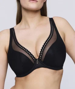 PrimaDonna Twist Bh'er<ZWA BLACK - Vivgirl Half Padded Plunge Bra